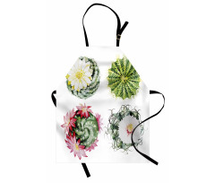 Mexican Retro Funky Cactus Apron