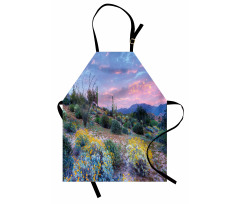 Mountain Floral Scenery Apron