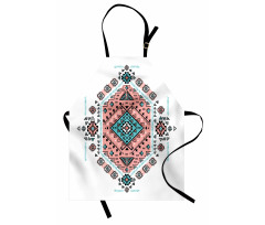 Geometrik Mutfak Önlüğü Etnik Kilim Boho Hippi Motifli