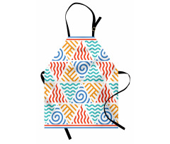 4 Elements Retro Art Apron