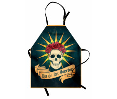 Day of Dead Grunge Apron