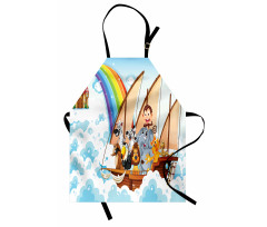 Noah's Ark in Clouds Apron