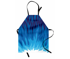 Abstract Gas Flame Fire Apron