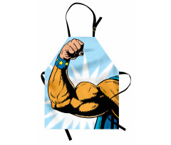 Cartoon Superheros Power Apron