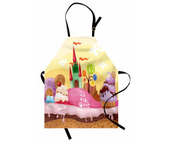 Kids Castle Scenery Apron