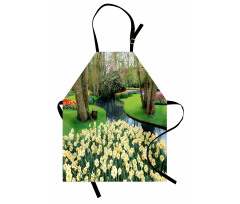 Flower Garden Grass Park Apron