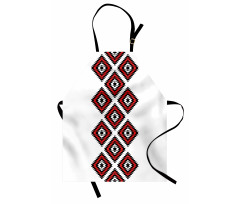 Zig Zag Aztec Motif Apron