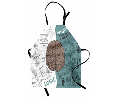 Music Logic Brain Art Apron