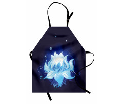 Lotus with Dew Drops Apron