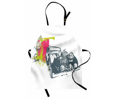 Retro Pop Classic Car Apron