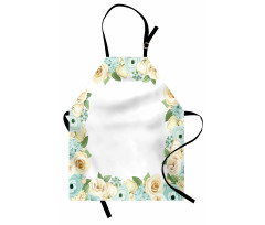 Flower Roses Leaves Apron