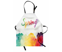 Spring Lettering Apron