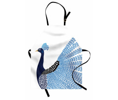 Exotic Peacock Feather Apron