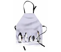 Polar Icy Land Winter Apron