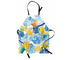 Sun Airplanes and Balloons Apron
