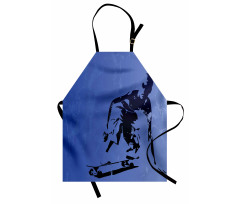 Abstract Vector Skaters Apron