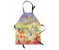 Kids Cartoon Funny Apron