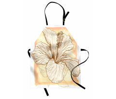 Large Hibiscus Flower Petals Apron