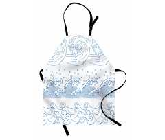 Japanese Kanagawa Wave Apron