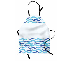 Ocean Life Sea Waves Apron