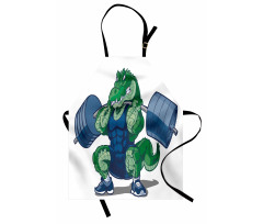 Cartoon Crocodile Apron