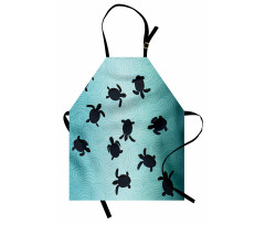 Baby Turtles Deep Sealife Apron