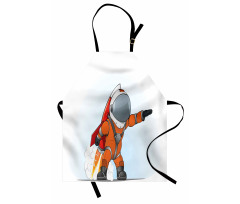 Astronaut Galaxy Journey Apron