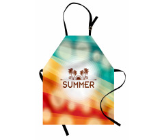 Palm Tree Sun Holiday Apron