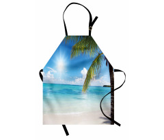 Tropical Seashore Palms Apron