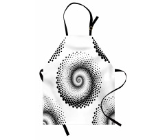 Spiral Dots Pattern Apron
