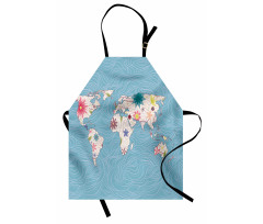 World Continents Apron