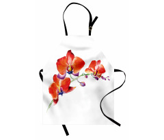 Orchid Branch Blooms Apron