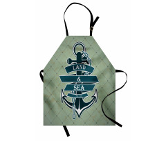 Diamond Pattern Nautical Apron