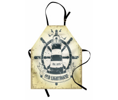 Ship Helm Wheel Retro Apron