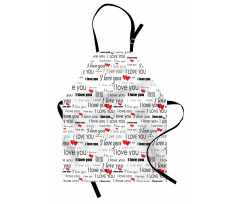 Romance Couple Love Apron