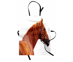 Race Jokey Horse Nature Apron