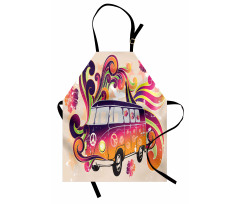 Peace Van Funny Apron