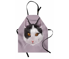 Pet Cat Kitty Portrait Apron