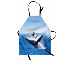 Jumphing Dolphin Surfer Apron