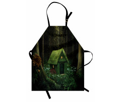 Masalsı Mutfak Önlüğü Ormandaki Yeşil Kulübe