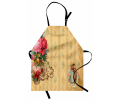 Romantic Country Roses Apron