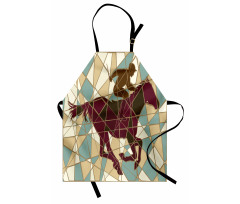 Stable Jockey Silhouette Apron