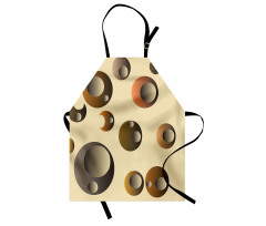 Funky Bubbles Round Apron