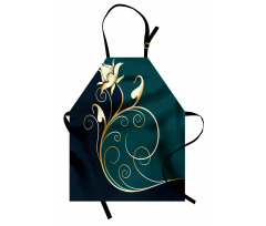 Swirled Flower Petals Apron