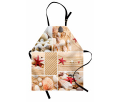 Seashells Starfishes Apron