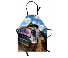 Rusty Abandoned Cars Apron