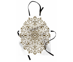 Abstract Vector Floral Apron