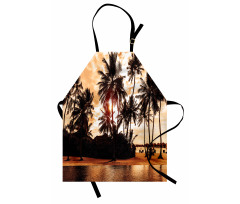 Ocean Sea Love Palms Apron