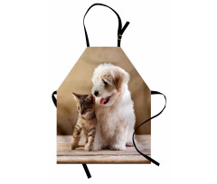 Kitten and Dog Friends Apron