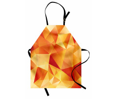 Orange Triangles Art Apron